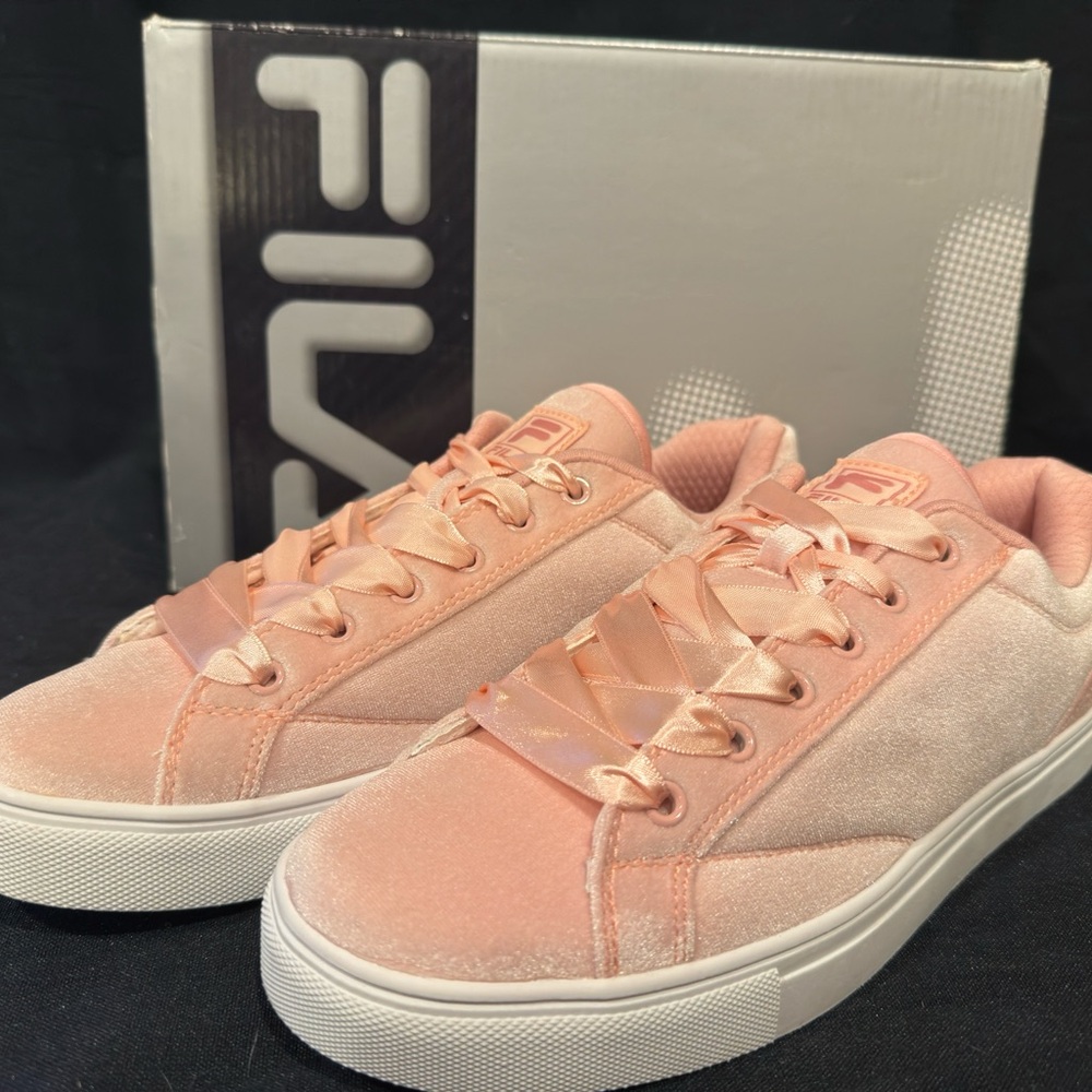 Fila Pink Amalfi Velvet Sneakers